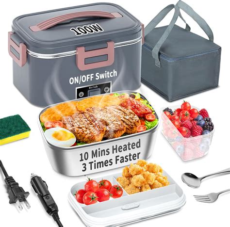 electric lunch box 100w reheat sausage rolls|I Tested the Electric Lunch Box 100W and Reheated Sausage .